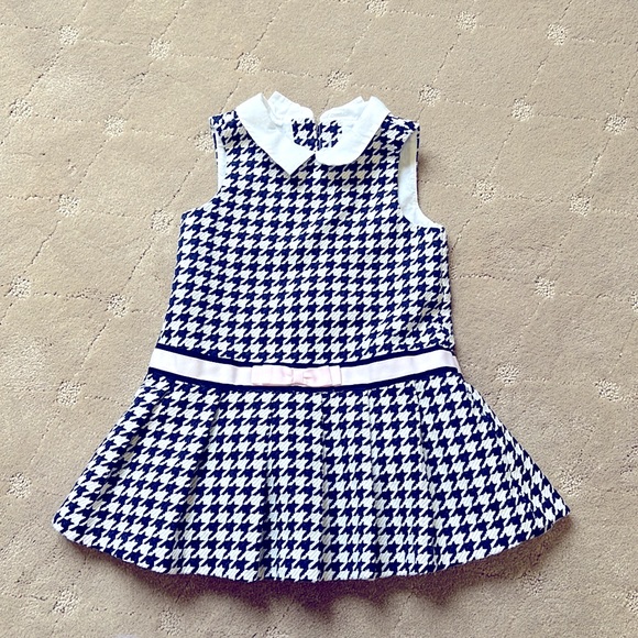 Janie and Jack Houndstooth Sleeveless Dress - Picture 4 of 4
